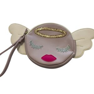 Luv Betsey Lavender Angel Wristlet Purse